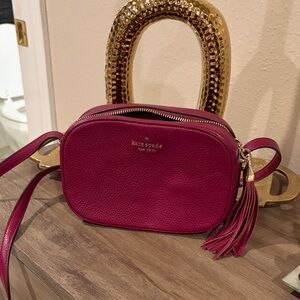 Kate Spade camera pebble leather Crossbody Bag